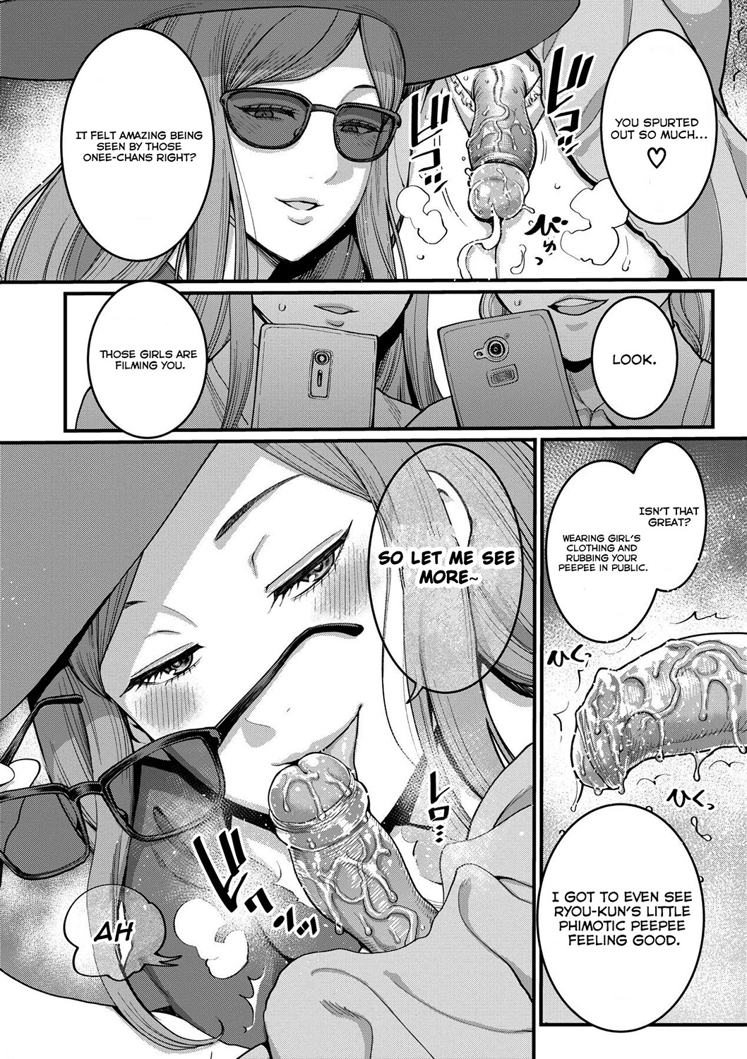 Hentai Manga Comic-Me and my mom in public crossdressing sex-Read-10